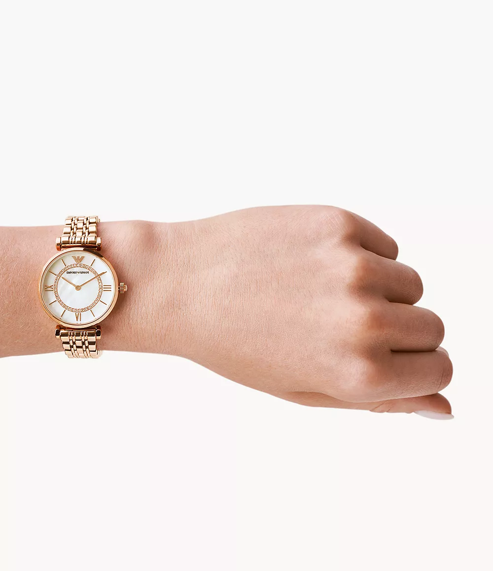 Emporio Armani Women's Two-Hand Stainless Steel Watch