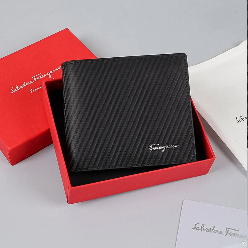 Salvatore Ferragamo - Gancio Embossed Bi-fold Wallet