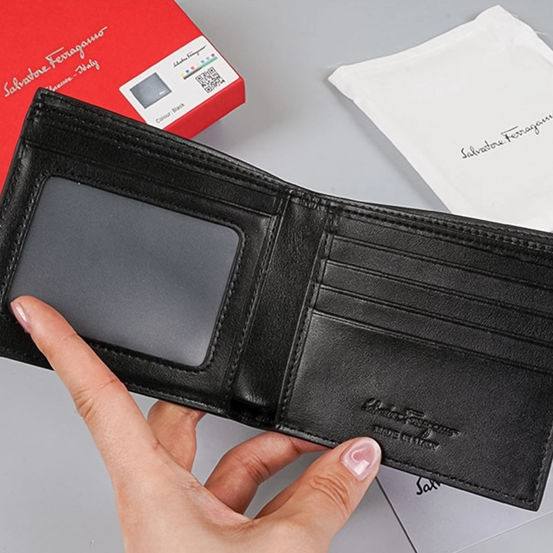 Salvatore Ferragamo - Gancio Embossed Bi-fold Wallet