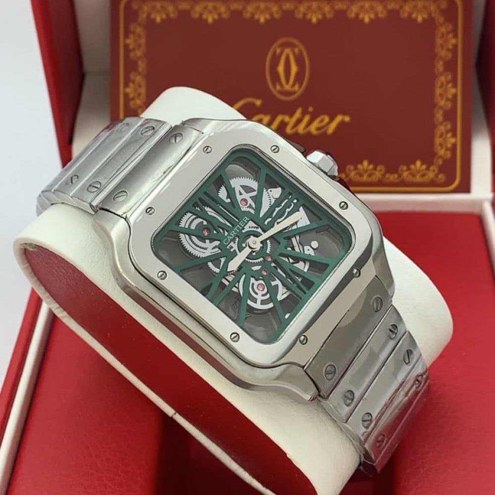Santos de Cartier skeleton watch