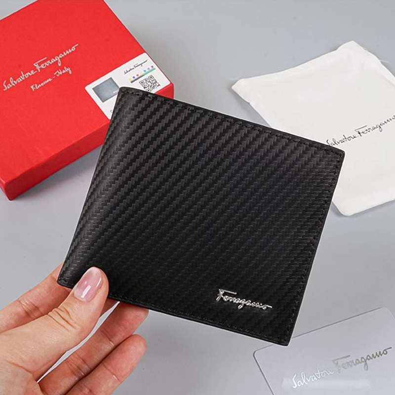Salvatore Ferragamo - Gancio Embossed Bi-fold Wallet