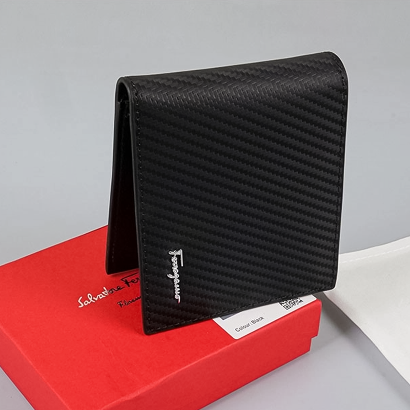 Salvatore Ferragamo - Gancio Embossed Bi-fold Wallet