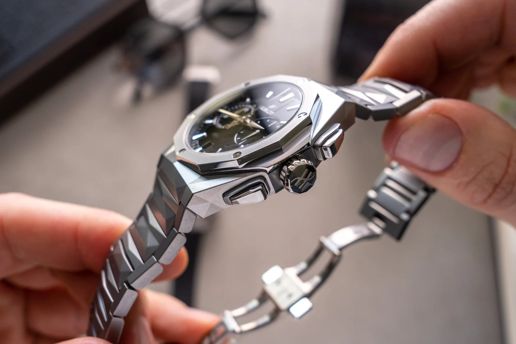 Hublot Classic Fusion Chronograph Orlinski Full Titanium