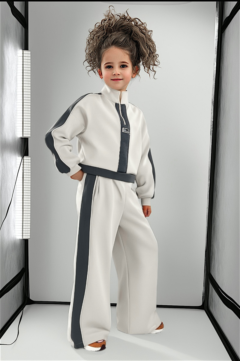 Survêtement Chic & Confort Enfant – Look Tendance Bicolore
