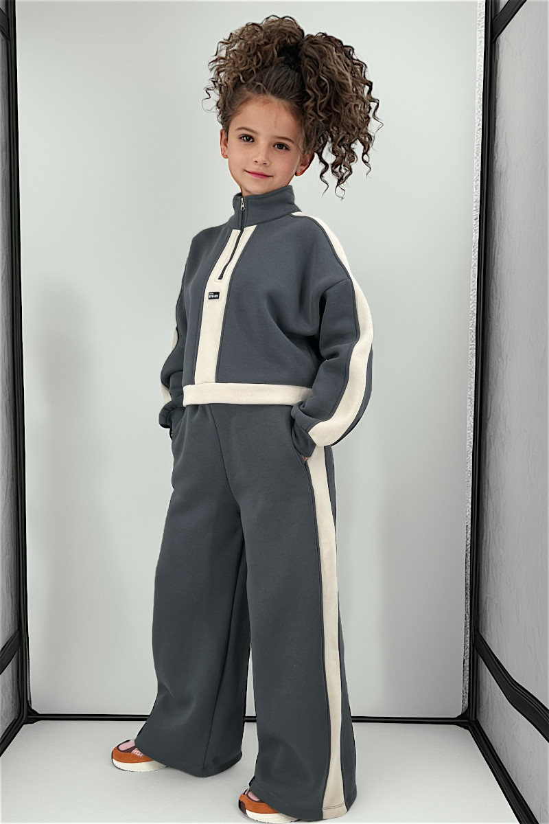 Survêtement Chic & Confort Enfant – Look Tendance Bicolore