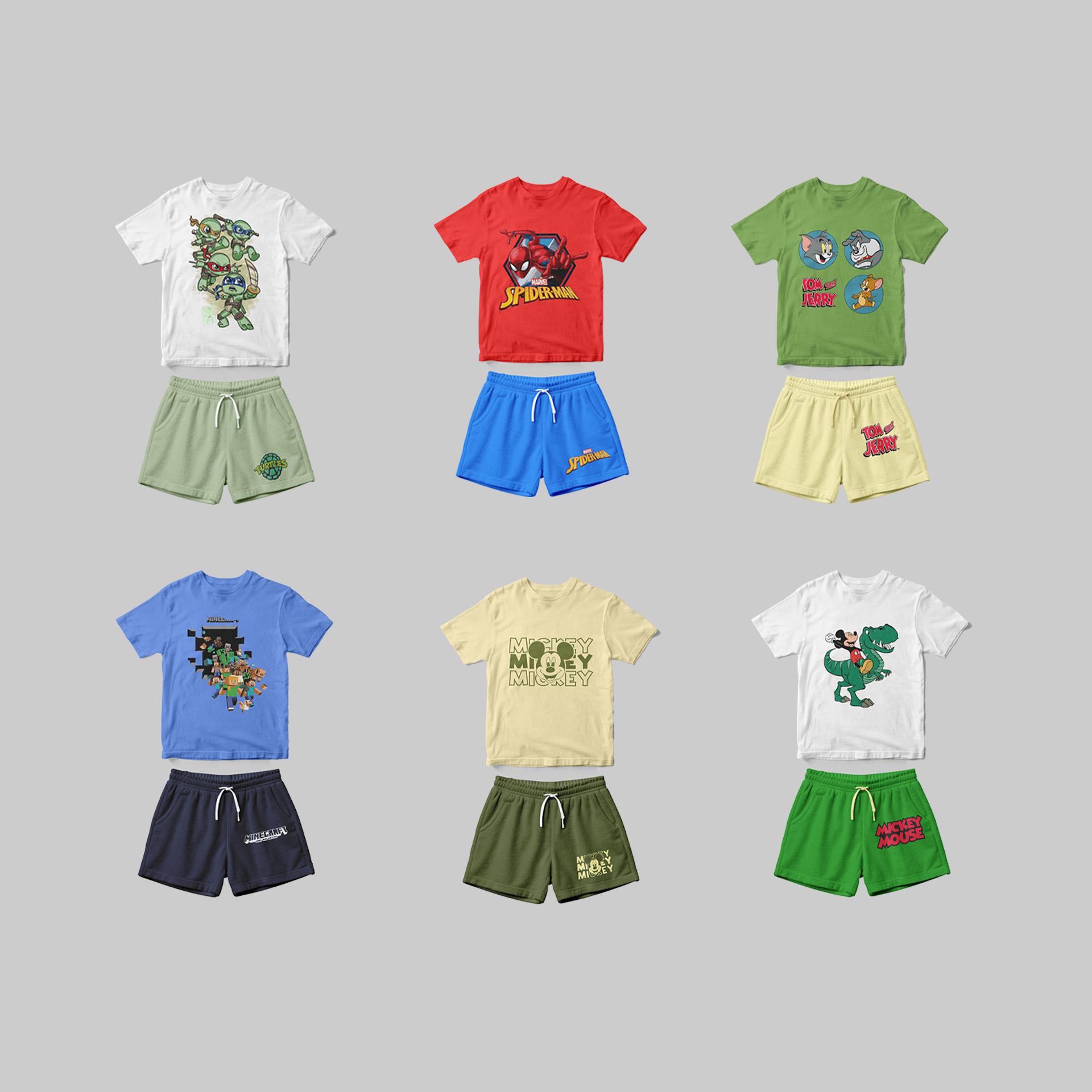 👕 Pack 6 Ensembles Garçon – Héros & Fun à Petit Prix ! 👦✨