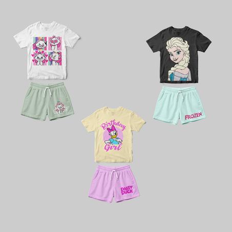 Pack Fille 3 Ensembles – 100 % Coton Doux & Confortable