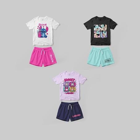 Pack Magique Fille – Minnie, Stitch & Labubu