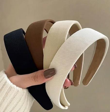 Diademas antideslizantes de moda para mujer, de 2,5 cm de ancho, bonitas diademas para niñas, bandas elásticas para el pelo, accesorios de moda para el cabello (4 unidades)