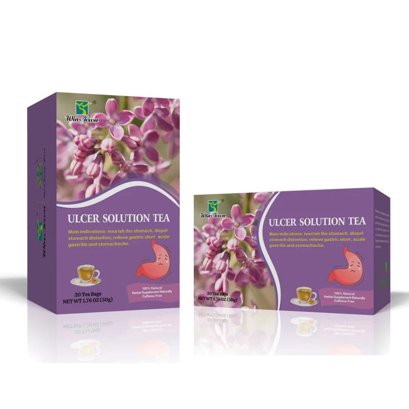 Solution Ulcère Thé, Régule la Gastrite, les Maux d'Estomac et Divers Inconforts Gastriques, 20 Sachets de Thé