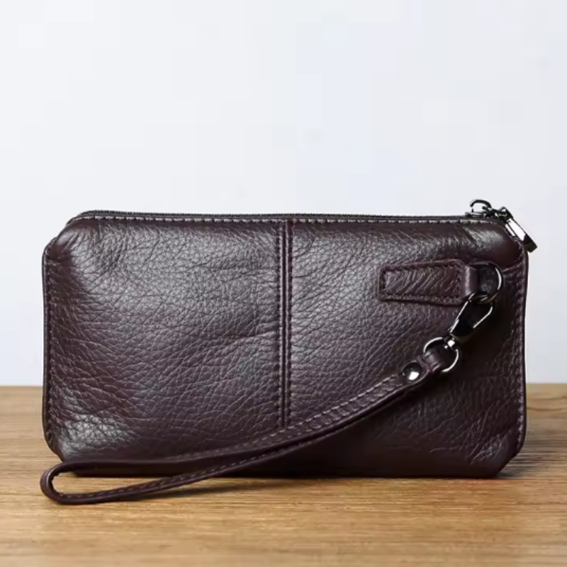 Pochette Longue en Cuir