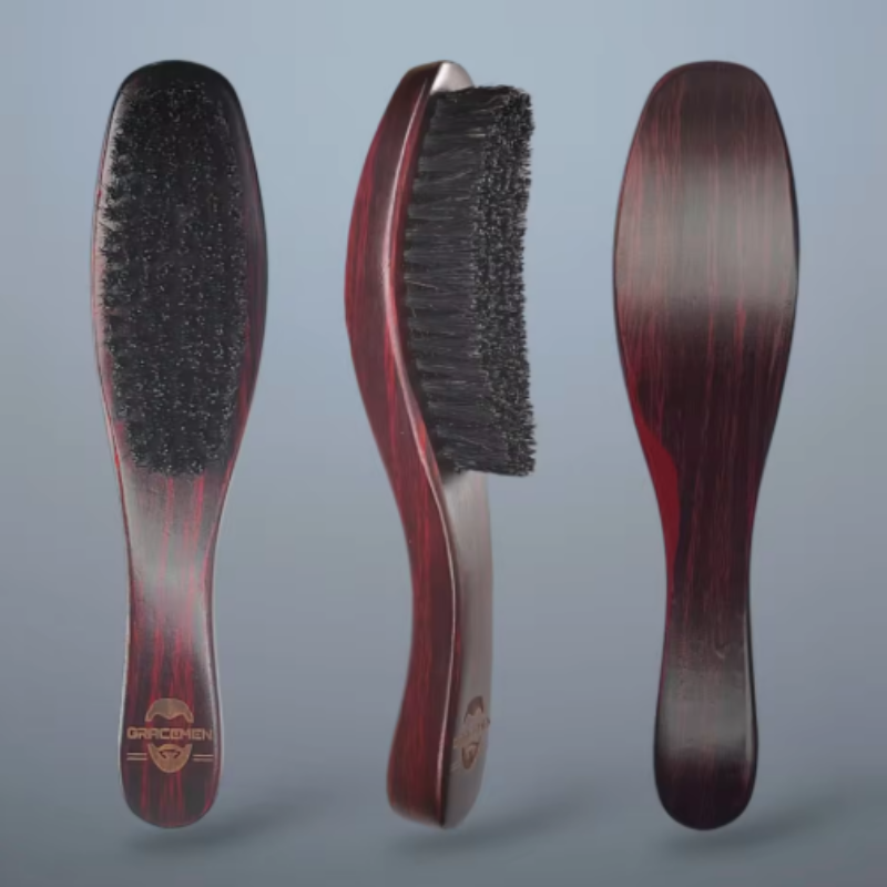 Brosse à Barbe – Manche Ergonomique