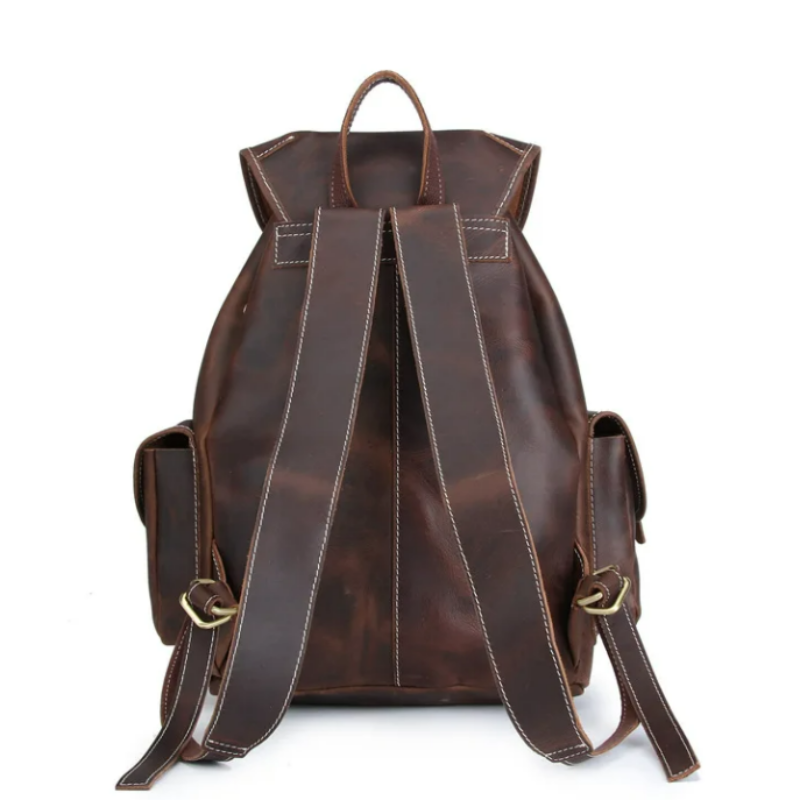 Sac à Dos en Cuir Vintage – L’Aventure avec Style