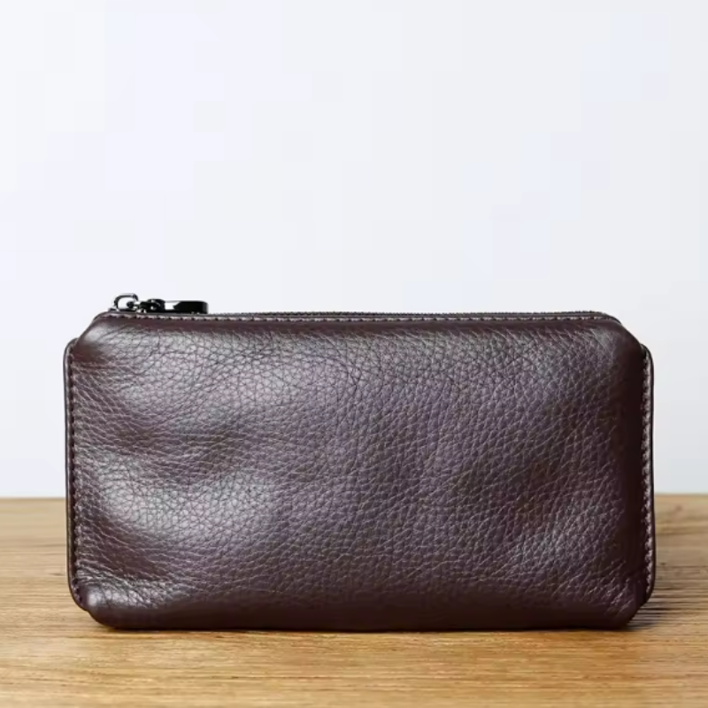 Pochette Longue en Cuir