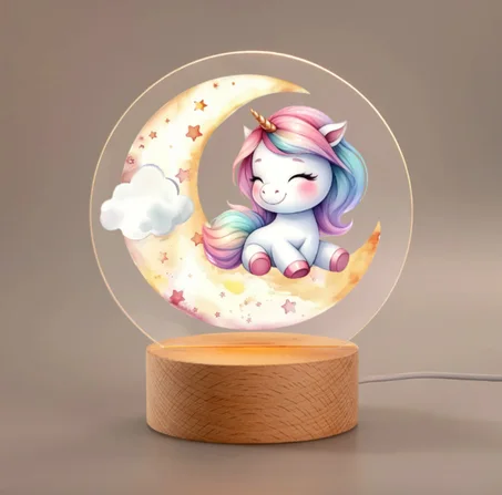 مصباح ليلي LED  بتصميم حيوانات نائمة