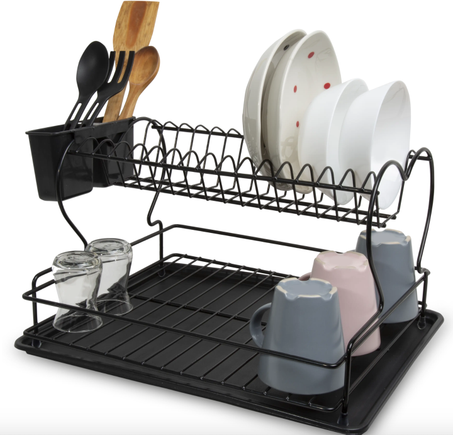 رف أطباق بطبقتين