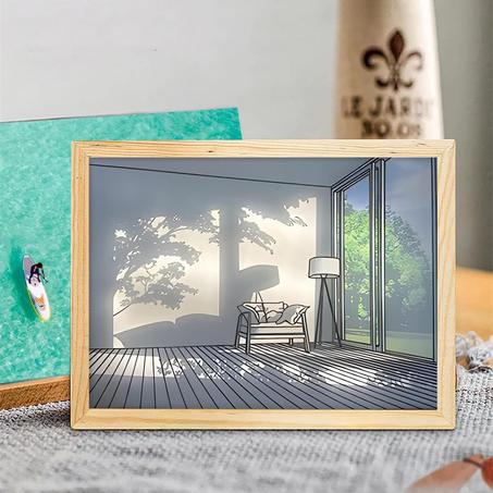 كادر مضيئ 3D