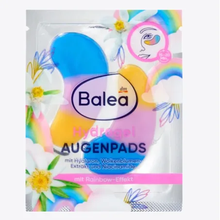 Balea Patchs oculaires hydrogel arc-en-ciel (1 paire), 2 pièces