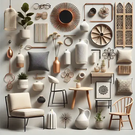 المنزل، الحديقة، والأثاث