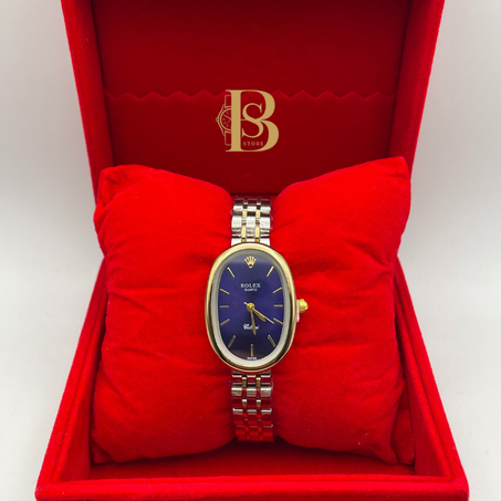 Rolex Celini Ovale - Bleu