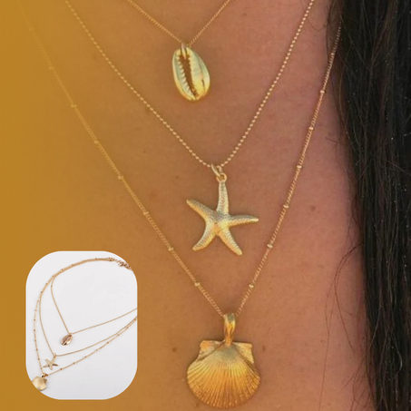 عقد شيل ستارفش ألوي بيندنت لايرد