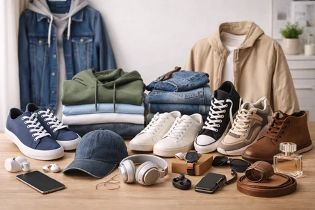 ملابس وأحذية رجالية