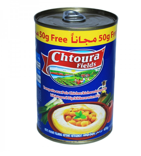 حمص بالطحينة - حدائق شتورة 430 غ