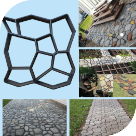 قالب تشكيل ممرات أرضية جذابة ومزخرفة لجمالية المنزل