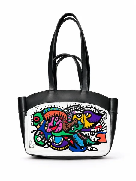 Sac à Main d'Artiste Unique Une seule sacoche, deux chefs-d'œuvre à votre bras.