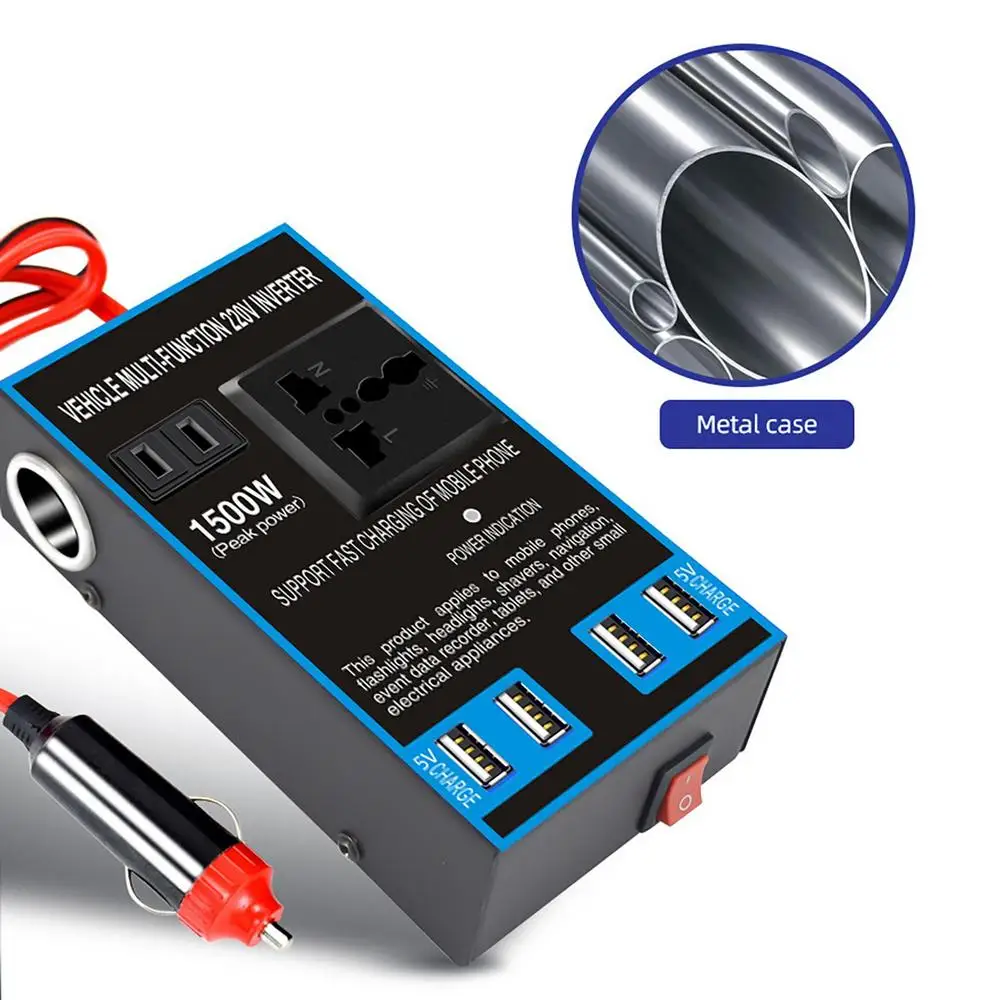 Onduleur universel محول طاقة للسيارة 2000W