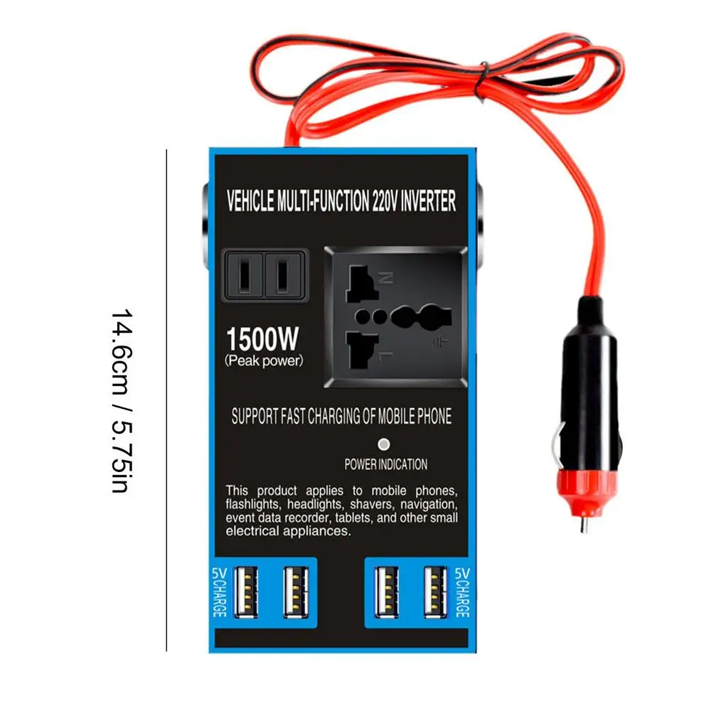 Onduleur universel محول طاقة للسيارة 2000W