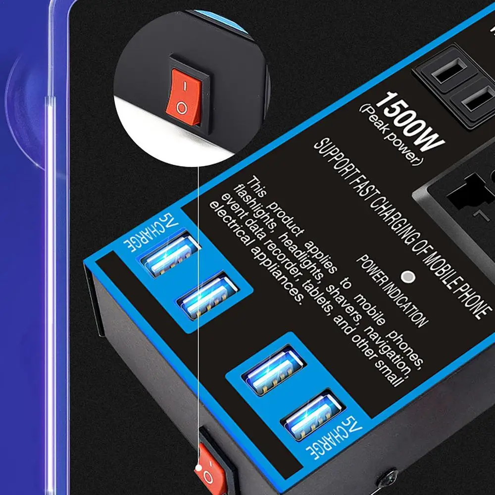 Onduleur universel محول طاقة للسيارة 2000W