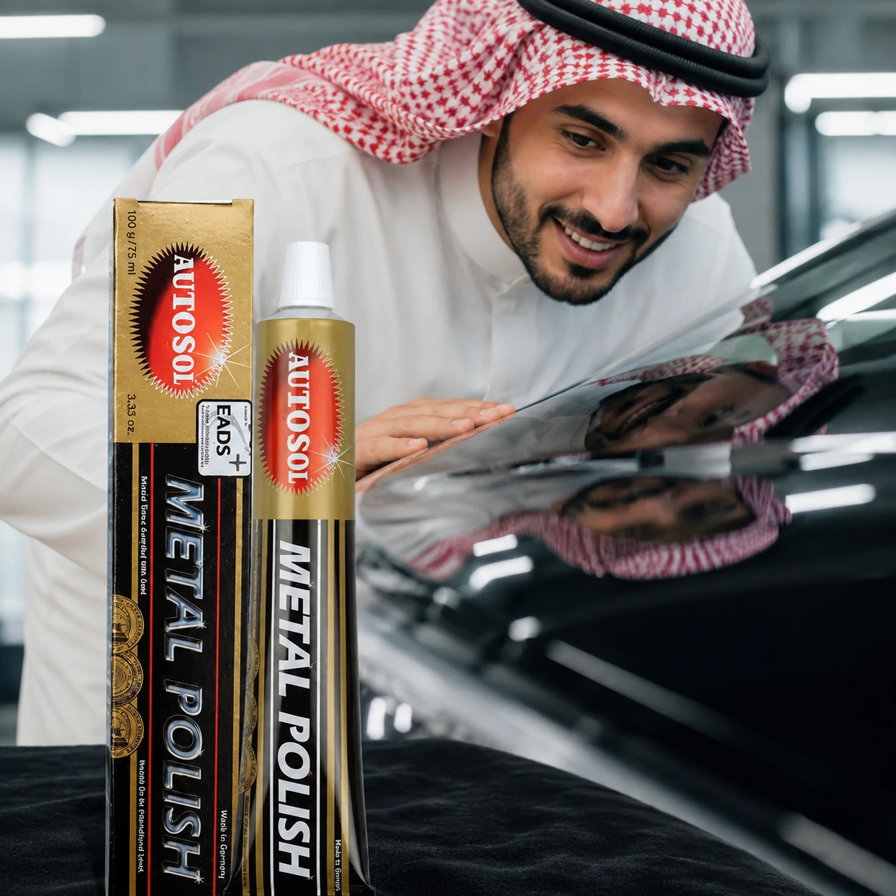 معجون تلميع السيارات الكاشط