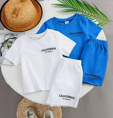 Pack de 2 ensembles promo Bleu/Blanc