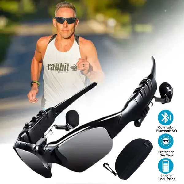 Lunettes De Soleil Connectées SIKE – Caméra, Bluetooth, Traduction, Vidéo