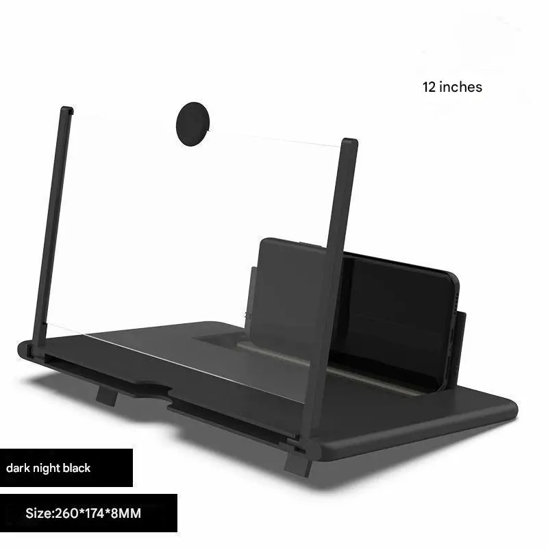 Loupe d'écran de téléphone portable, amplificateur d'écran, écran agrandi de smartphone, support de téléphone, support mobile rapide, Ket, 1PC