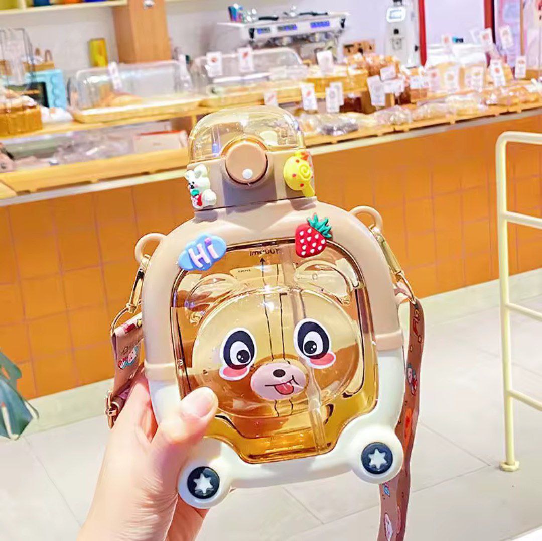 Tasse de paille portable pour enfants