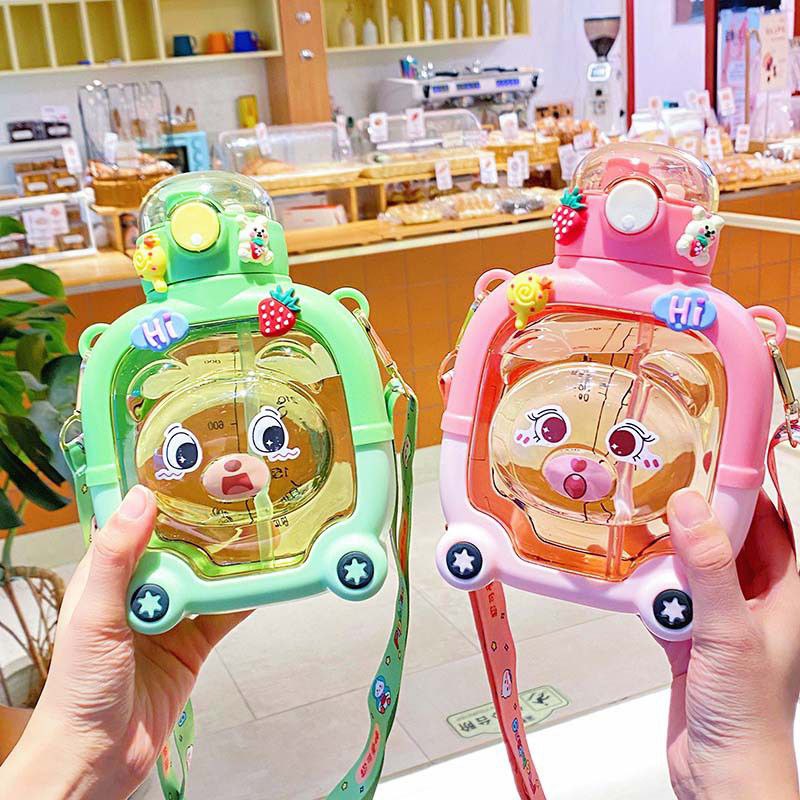 Tasse de paille portable pour enfants
