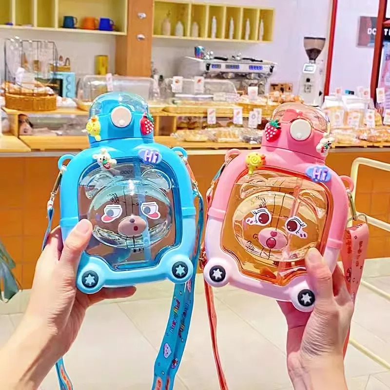 Tasse de paille portable pour enfants