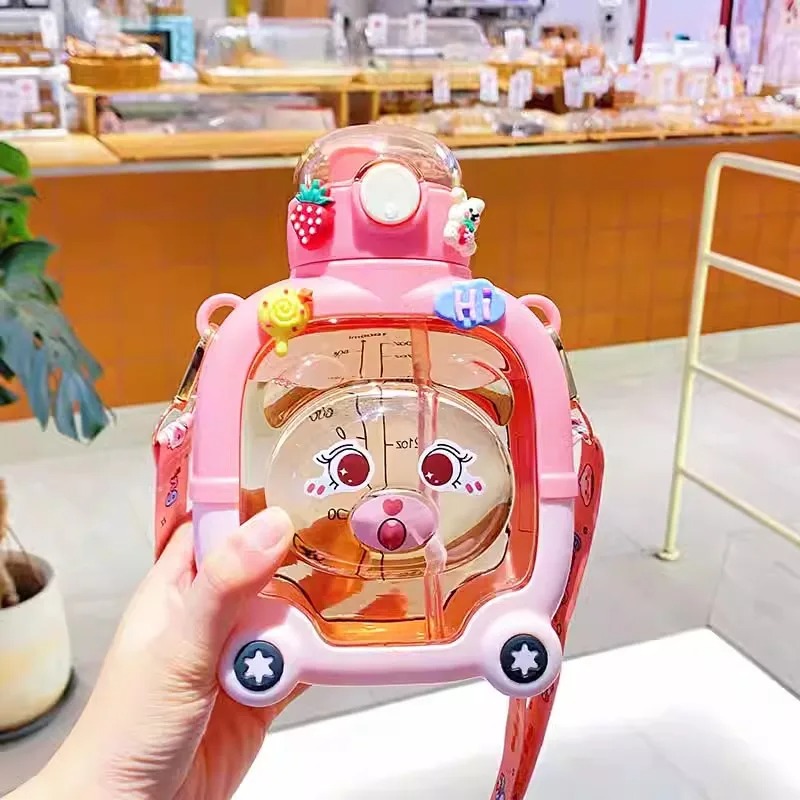 Tasse de paille portable pour enfants
