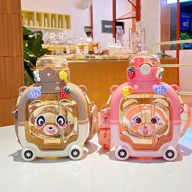 Tasse de paille portable pour enfants