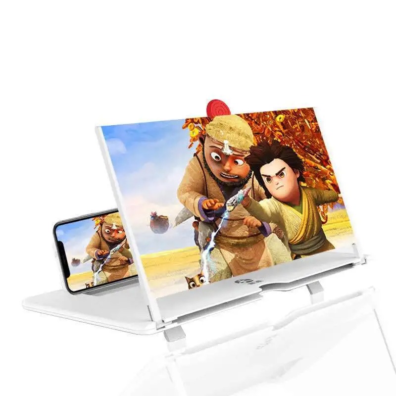Loupe d'écran de téléphone portable, amplificateur d'écran, écran agrandi de smartphone, support de téléphone, support mobile rapide, Ket, 1PC