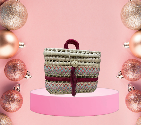 valisette en osier doum  de différentes tailles