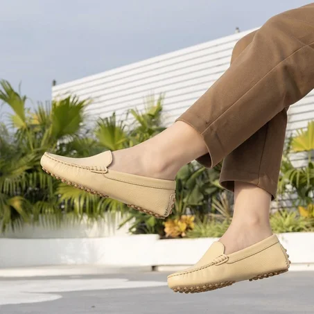mocassin femme
