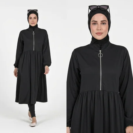 بوركيني سنسلة نسائي من ثلاث قطع - توب بولياميد