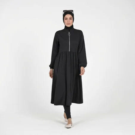 بوركيني سنسلة نسائي من ثلاث قطع - توب بولياميد