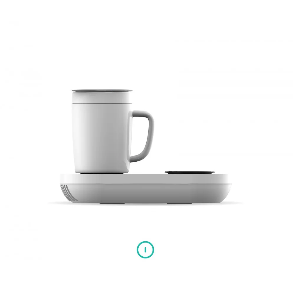 شاحن لاسلكي مع كوب تسخين وتبريد