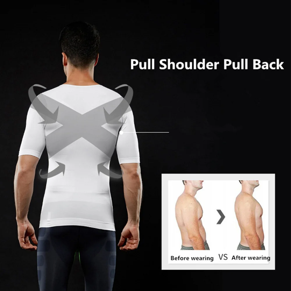 مشد رجالي نصف كم xl - 2xl