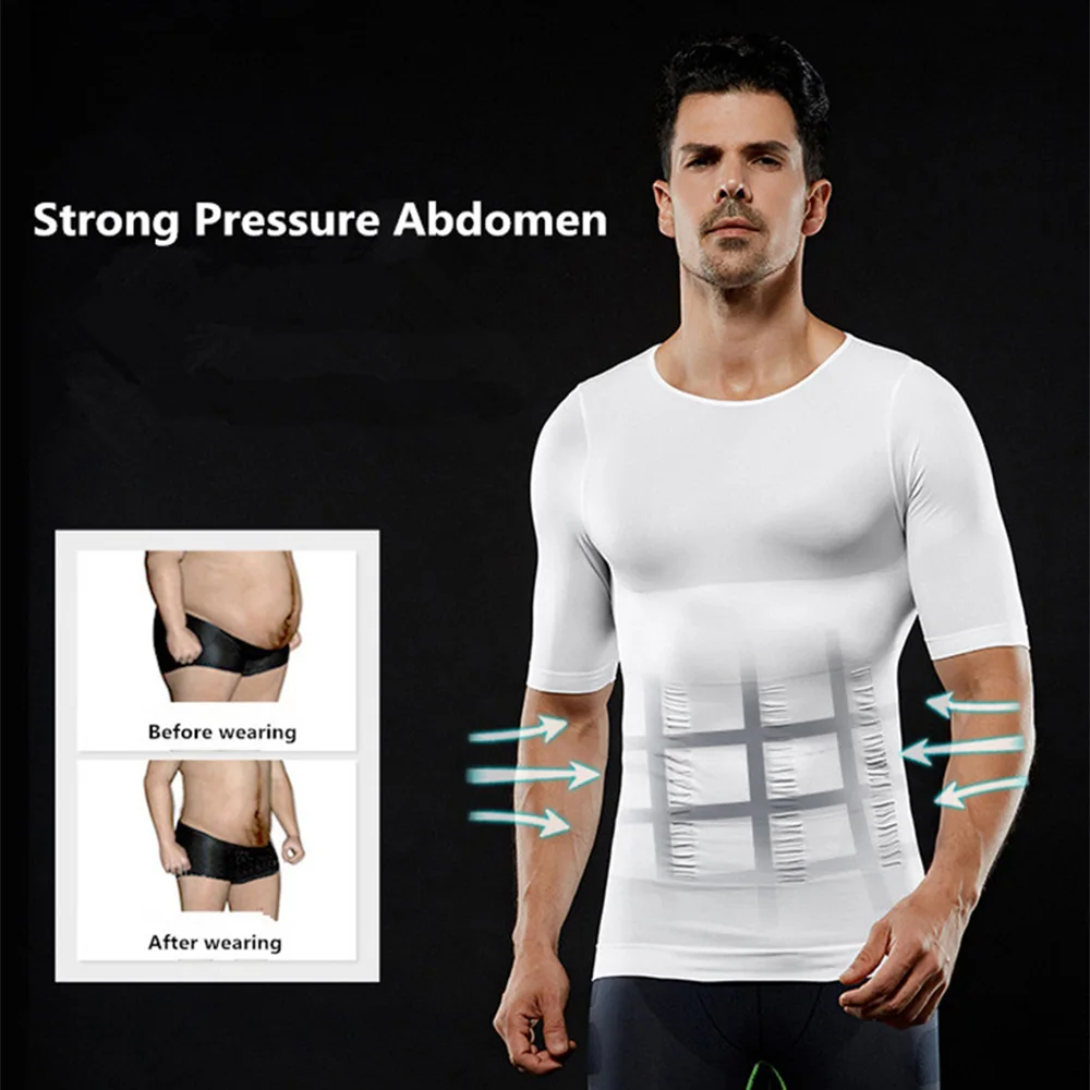 مشد رجالي نصف كم xl - 2xl