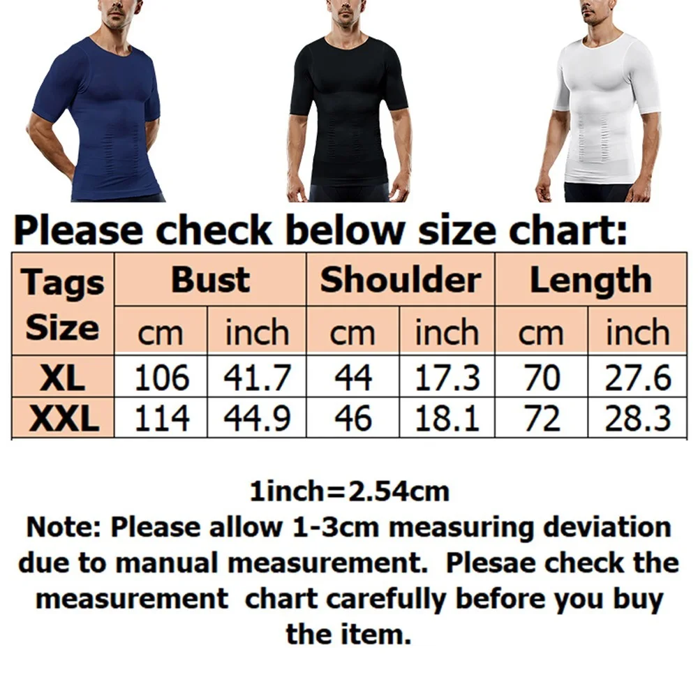 مشد رجالي نصف كم xl - 2xl